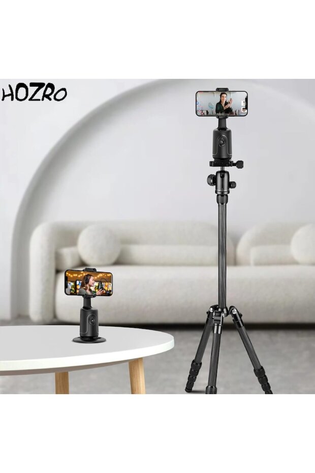 HOZRO Smart Phone Holder with 360° Automatic Rotation – Tripod with Facial Tracking Function - 3