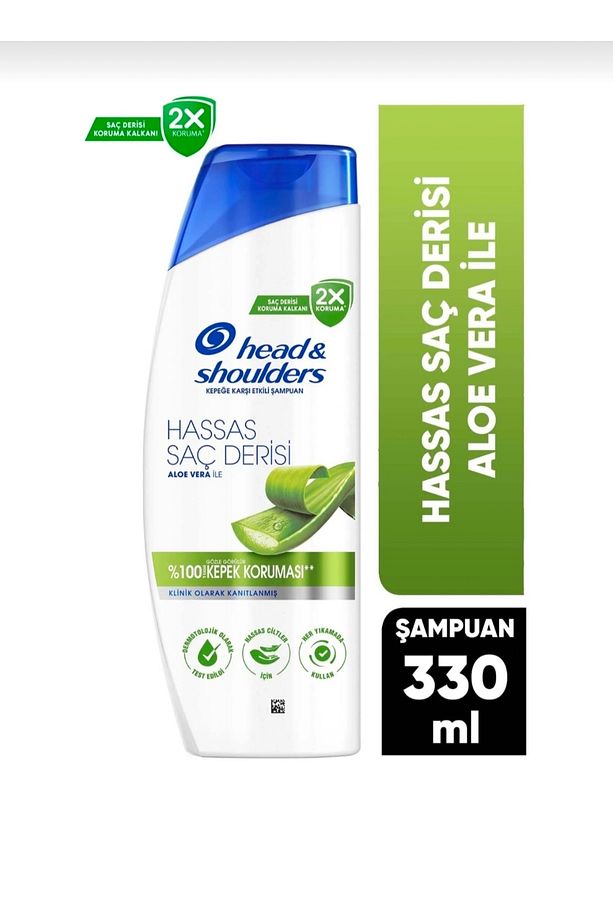 Hassas Saç Derisi Aloe Vera Şampuan 330 ML 6 Adet - 2