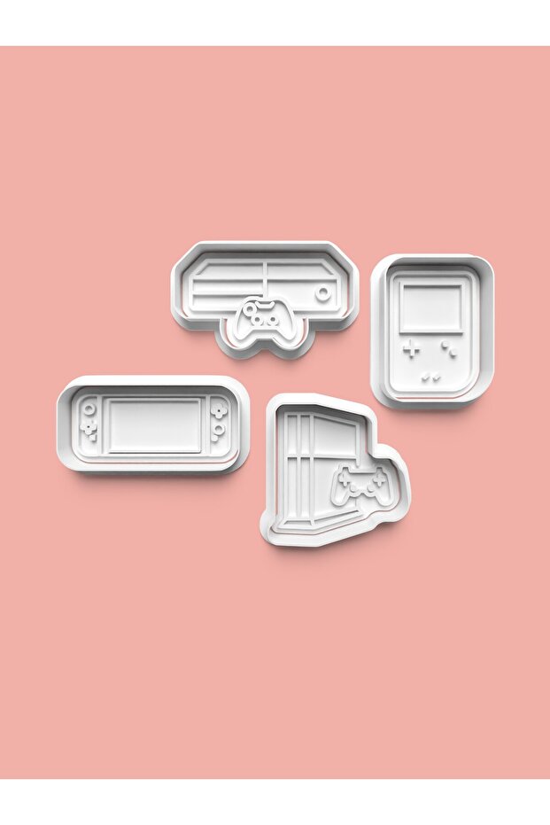 Play Station Cookie Mold and Sugar Dough Mold Set of 4