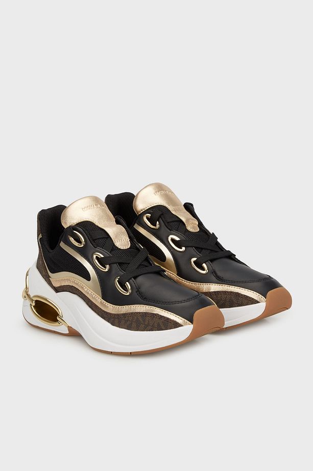 Deri Karışımlı Logo Detaylı Sneaker Ayakkabı 43T5TRFS2B200 AYAKKABI 43T5TRFS2B 20 - 3