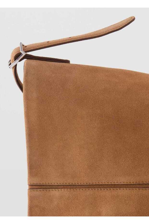 Deri bucket çanta - 4