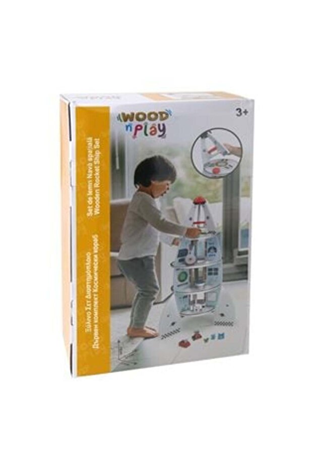 Set Activitati din Lemn Statie Spatiala - 1