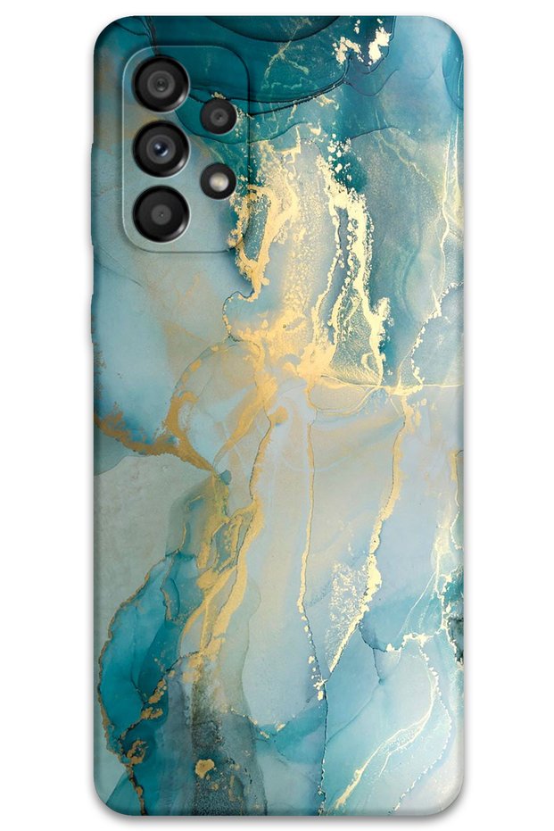 Galaxy A72 Compatible Marble Pattern Phone Case + Screen Protector - 5814