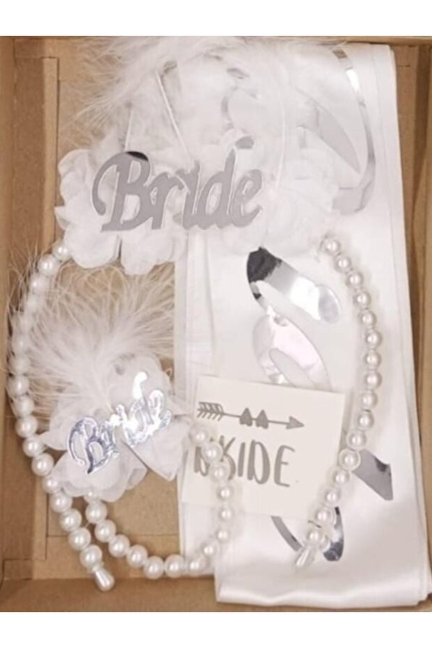 مجموعة BRIDE من اللؤلؤ والفضة - 1