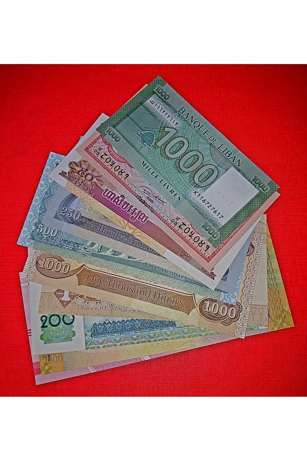 10 Farklı Yabancı Kağıt Para 10 Adet Çil /122 - 2