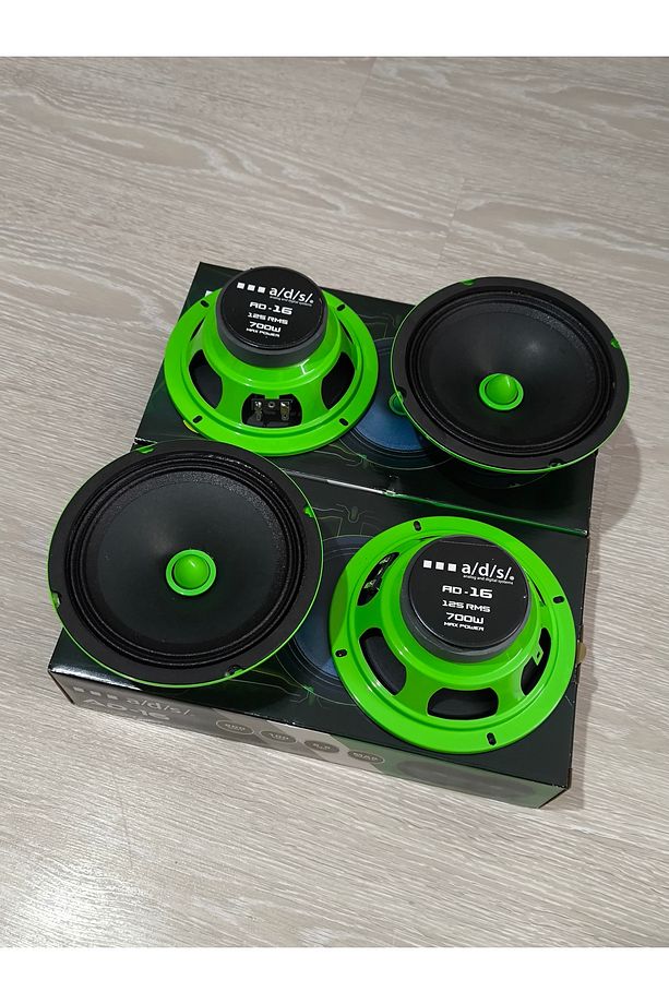 2 Takım (4 Adet) 16 cm Midrange Hoparlör 700W 125RMS - 2