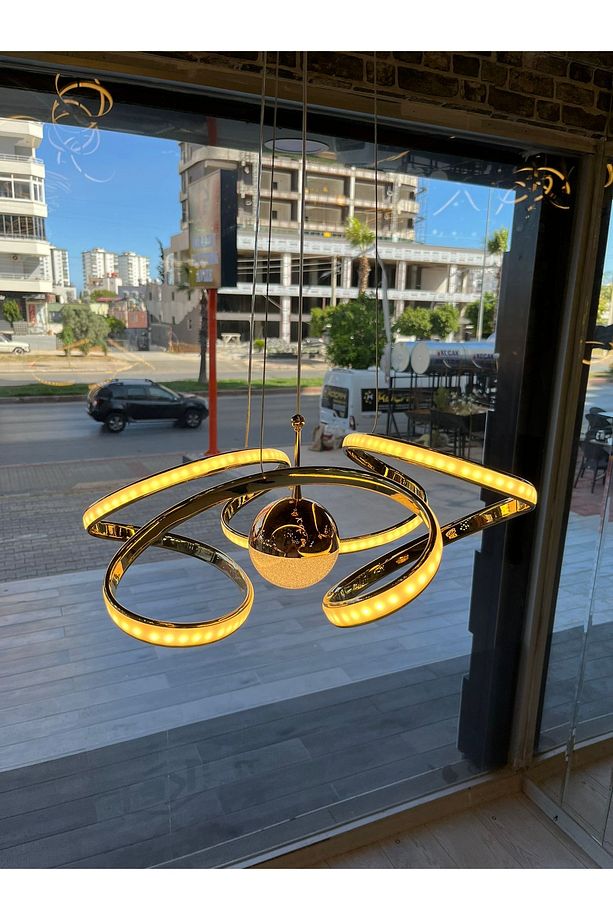 Modern Led Spiral Sarkıt Avize - 1