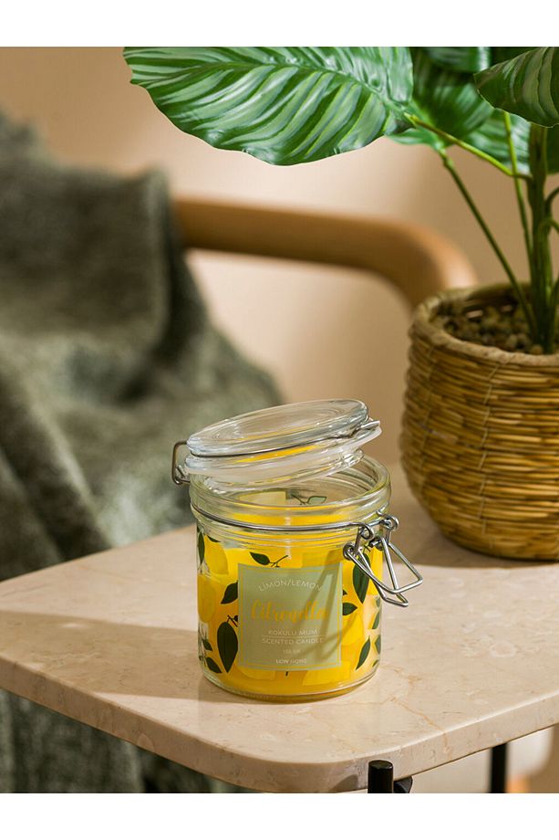 LCW HOME Sarı Limon Kokulu Dekoratif Mum - 3