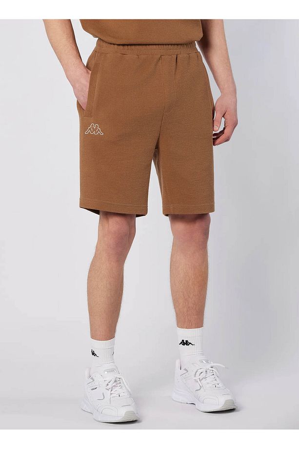 331Y5UW-XSC PRONTON SHORT Kahve Lastikli Bel Regular Fit Düz Erkek Şort - 5