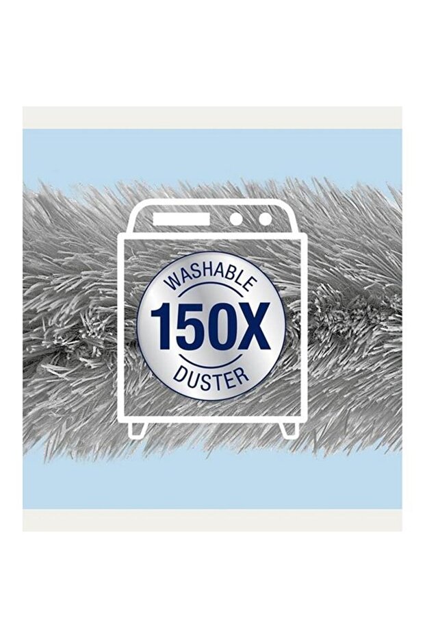 منفضة غبار عالية الأداء من بونا، قابلة لإعادة الاستخدام، تعمل بالكهرباء الساكنة، لون رمادي AX0003686 - 5