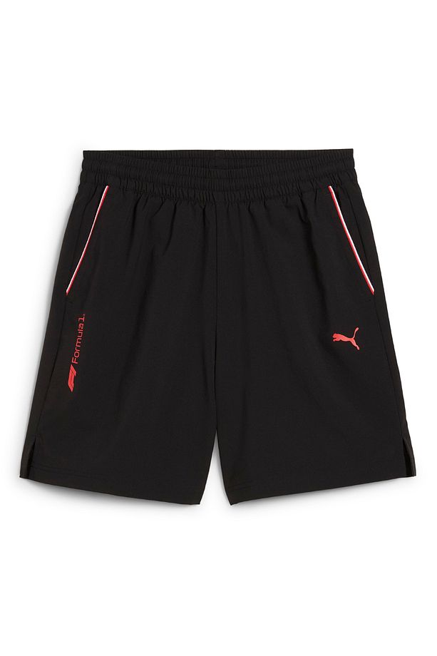 63096101 F1 ESS+ Woven Shorts 7 Siyah Lastikli Bel Regular Fit Düz Erkek Şort - 4