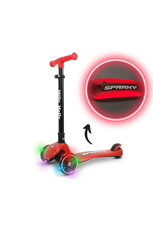 Red Folding Scooter - 1