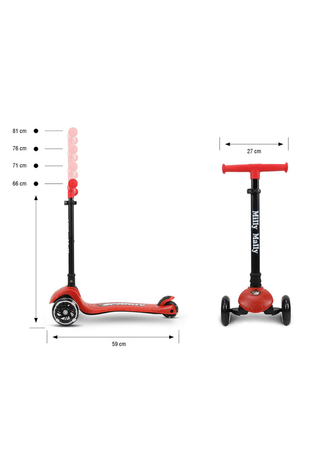 Red Folding Scooter - 14