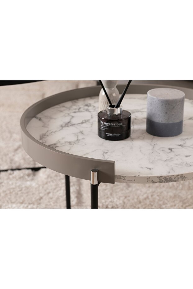 MANDY ORTA SEHPA SETİ, ANTRASİT - 4