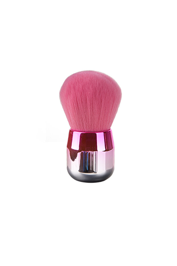Rose Pink Round Nail Dust Brush Large-sized Remove Nail Dust Brushes Acrylic UV Gel Polish Powder Cl
