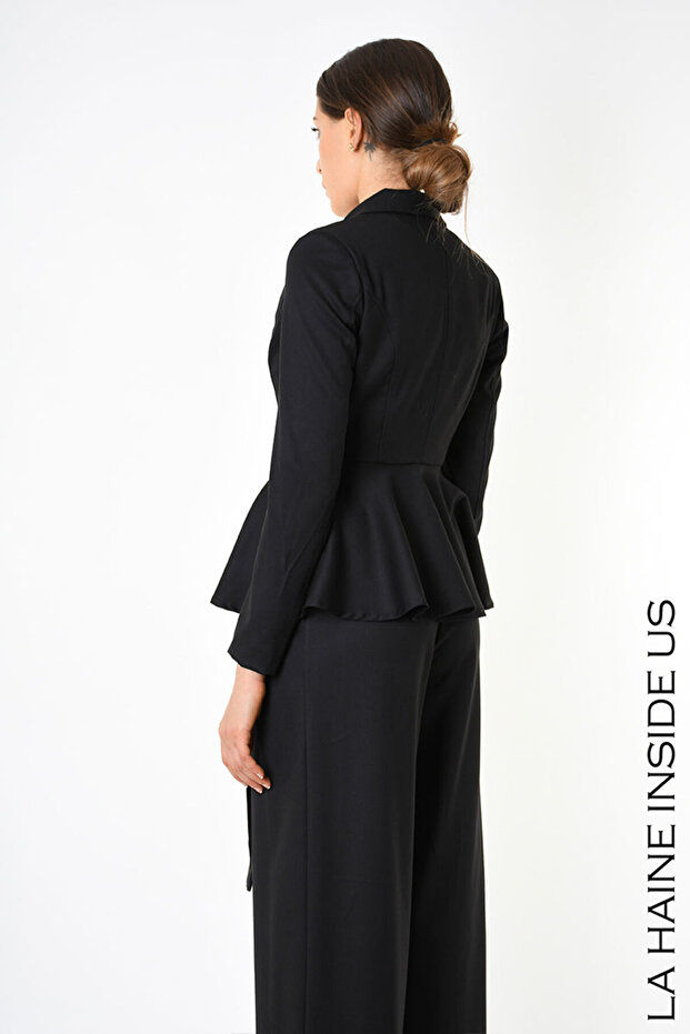 ASYMMETRIC REGULAR JACKET - LA HAINE INSIDE US - L, BLACK - 3