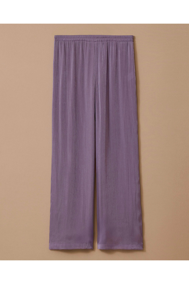 Elastik Bel Dökümlü Pantolon - 6