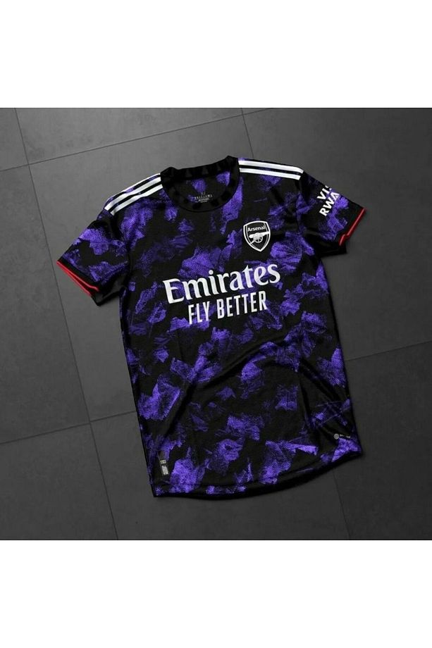 A.r.s.e.n.a.l 2023/24 Yeni Sezon Martin degaard Özel Konsept Forması (MOR) - 4