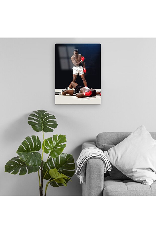 Muhammad Ali Metal Table Model 2 - 1