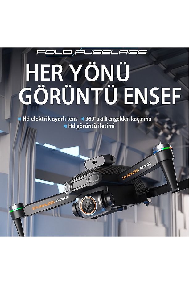 Ekranlı Kumandalı 2k Kameralı Akıllı Drone - Uzun Menzilli, Yüksek Performanslı - 4