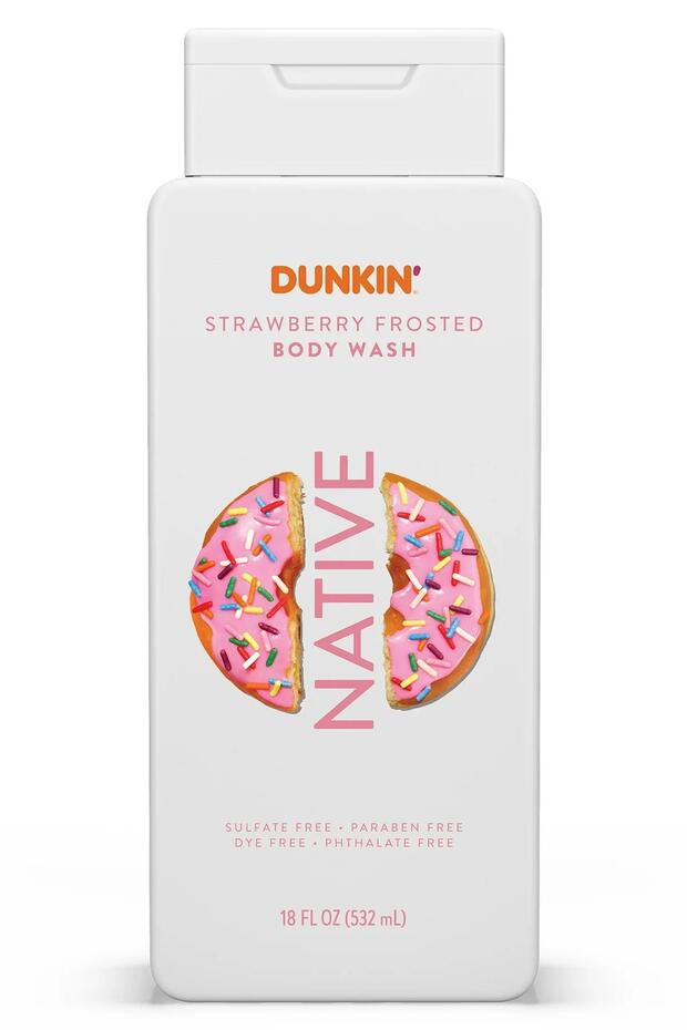 Dunkin Strawberry Frosted Body Wash 532ml