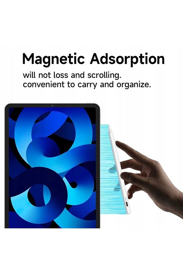 iPad A16 Cip 11. Nesil 2025 Uyumlu Avuç İçi Algılamayan Eğimle Çizim Kalınlığı Değişen İPAD KALEMİ - 2