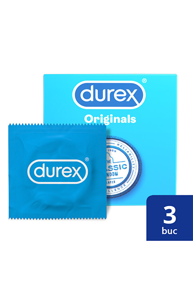 Durex classic condom, 3 pieces - 1