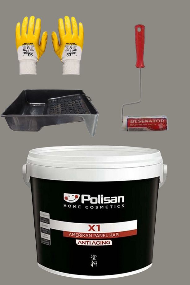 4'Lü Set X1 Kokusuz Panel Kapı Boyası Amerikan Kapı 1KG - 1