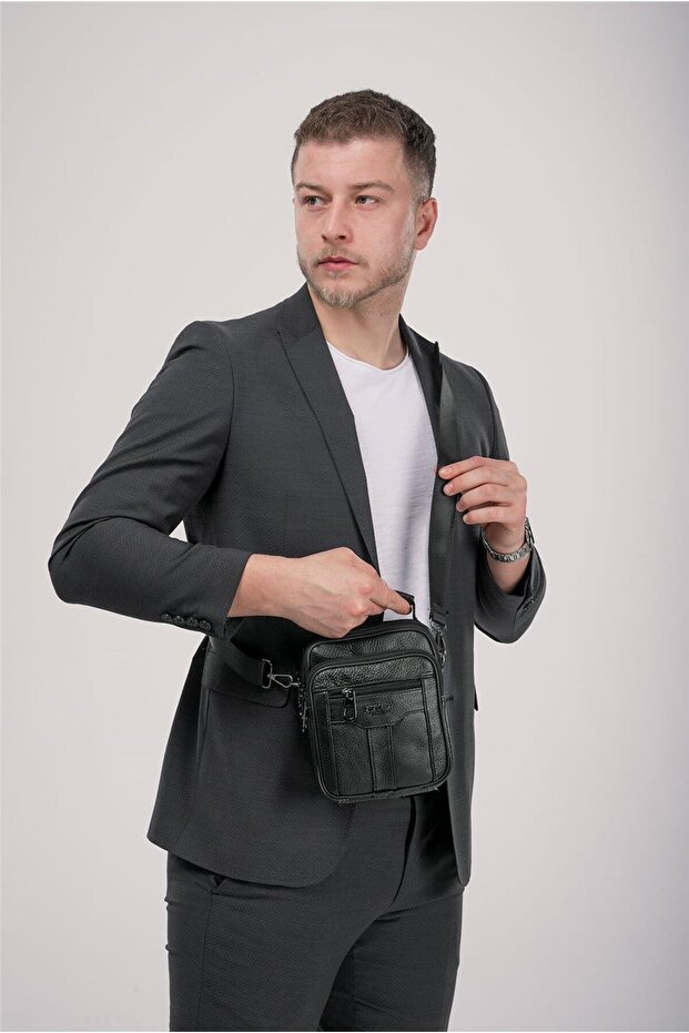 Ççs 31620 Genuine Leather Strap Bag