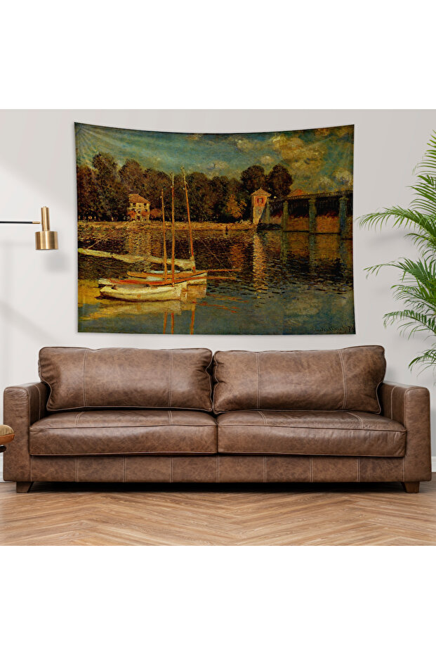 The Argenteuil Bridge Duvar Örtüsü - 100 cm x 135 cm - 5