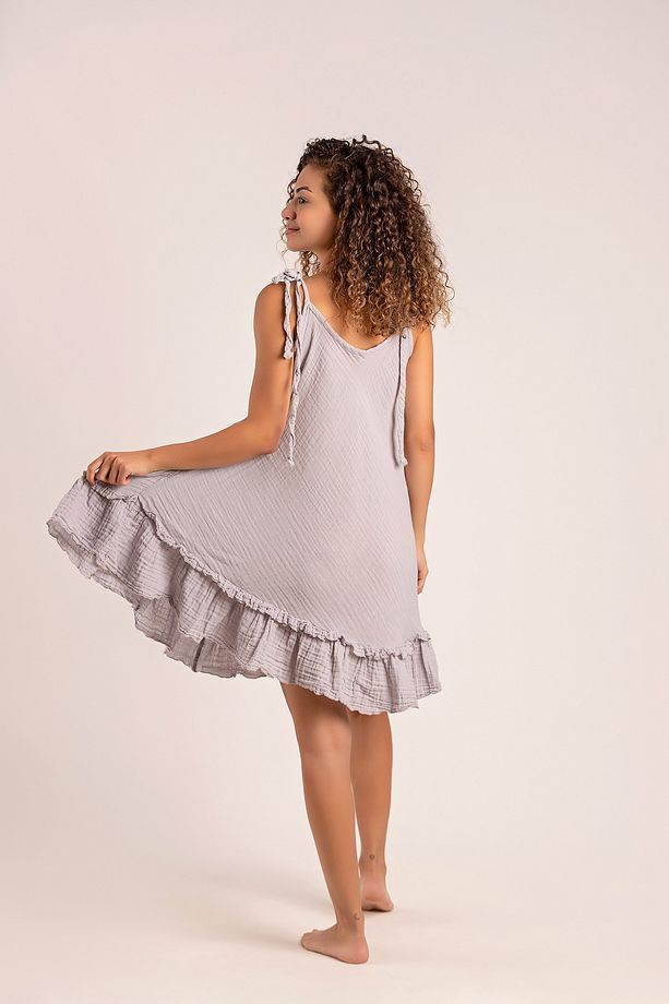Maya Müslin Elbise - 3