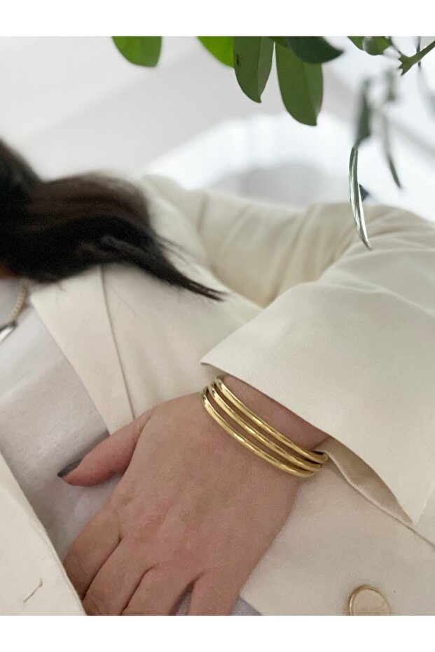 Ajda Steel Bracelet of 3