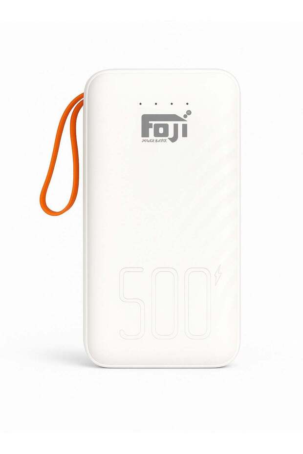 50000mAh Ultra High-Capacity Power Bank with 22.5W Fast Charging, Built-in Cables, LED Display & Cam