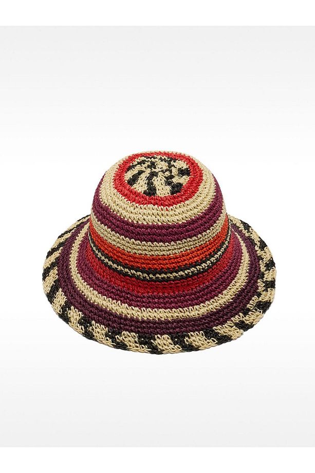 Hasır Efektli Bucket Şapka - 3