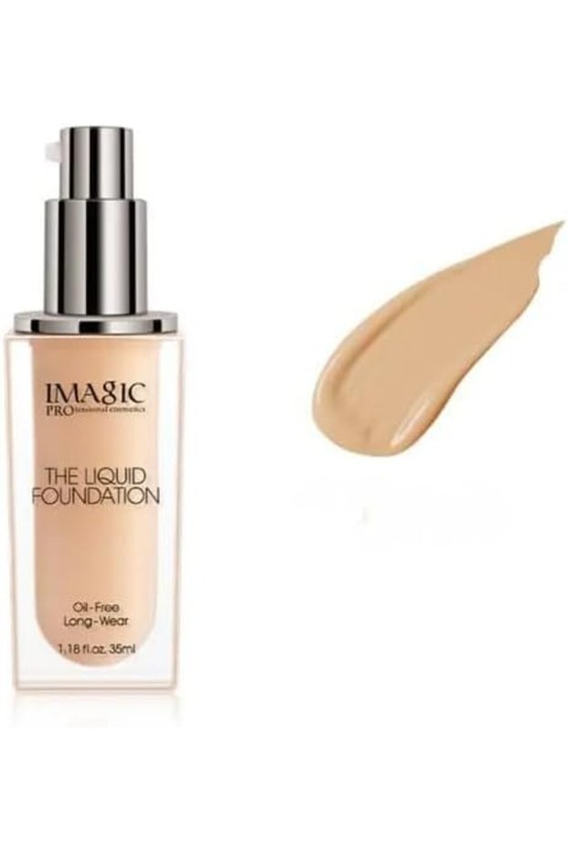 LADY MODEL IMAGIC Oil-Free Liquid Foundation | Full Coverage, Matte Finish | Long-Lasting, Lightweig