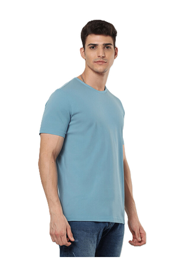 100% Premium Cotton Men's T-Shirt Super Combed Biowash Roundneck Soft Breathable 180 GSM