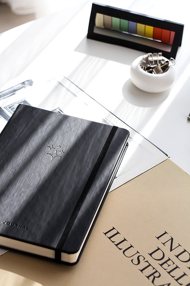 A5 Bullet Journal Noktalı Defter 140 gr. 80 Yaprak Deep Charcoal - 5