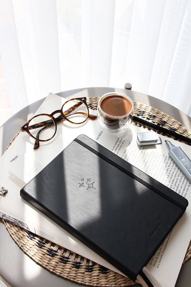 A5 Bullet Journal Noktalı Defter 140 gr. 80 Yaprak Deep Charcoal - 3