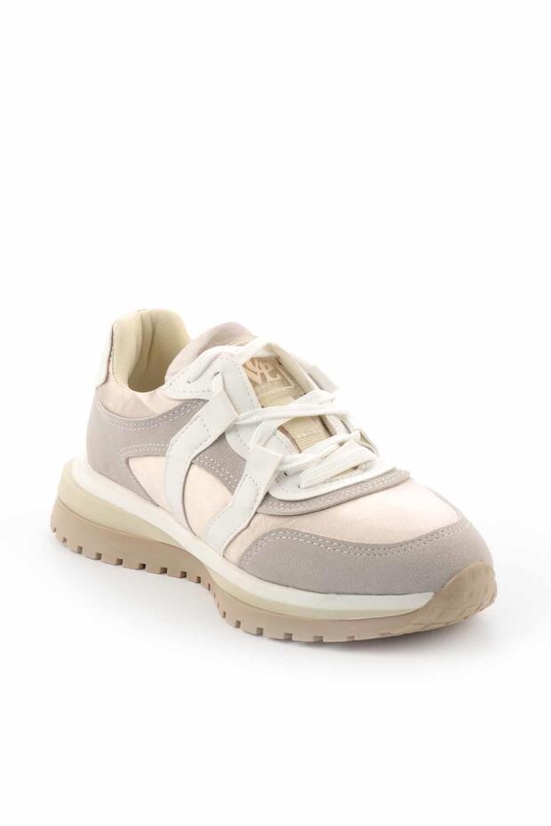 Bej Kadın Sneaker K01512242538 - 3