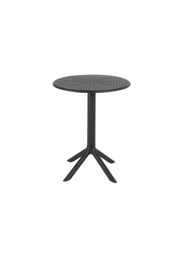 طاولة جانبية بتفريغ دائري ابيض - 2