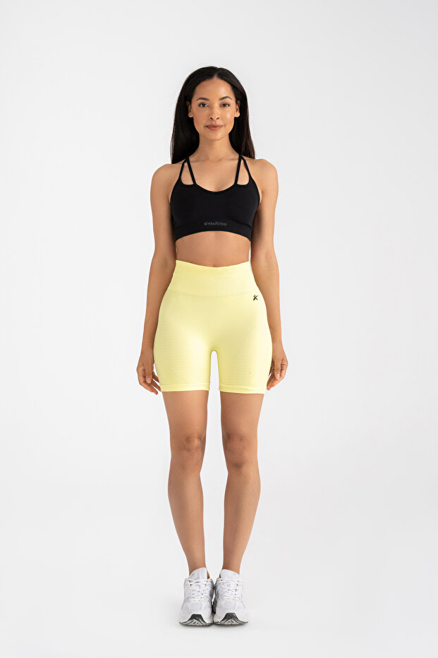 Pushup Detailed Gathering Hoop Sports Shorts