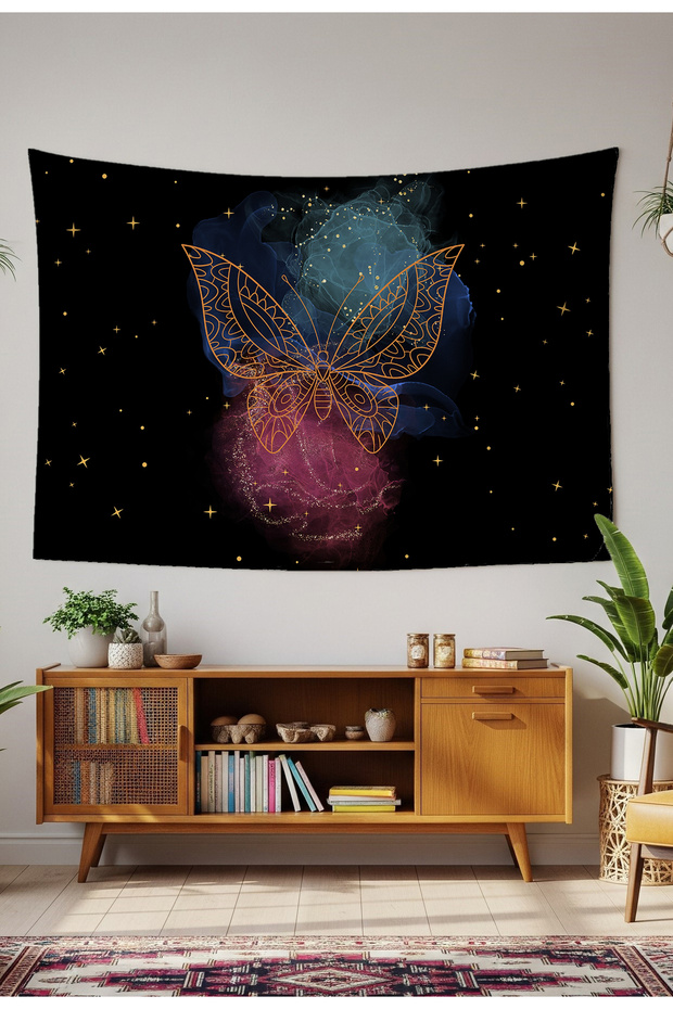 Butterfly Star Mandala Modern Stylish Wall Covering Wall Tapestry Wall Art Wall Decoration Decorative