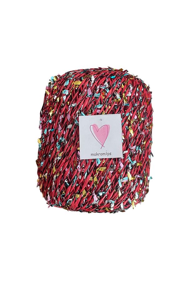 Premıum Metalik Confeti Kâğıt Rafya Ip(50gr/m+-5)Simli Parlak Abiye Polyester Çanta Şapka Örgü ipi - 3
