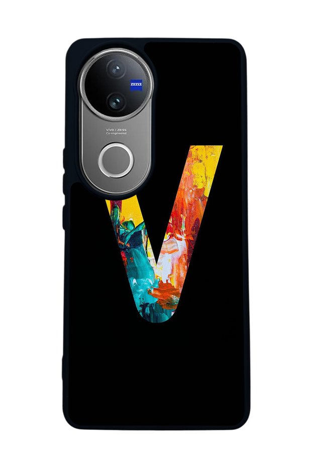 Vivo V50 5g Compatible Matte Black Case – Soft Silicone, Protective, Shock Absorbing Cover