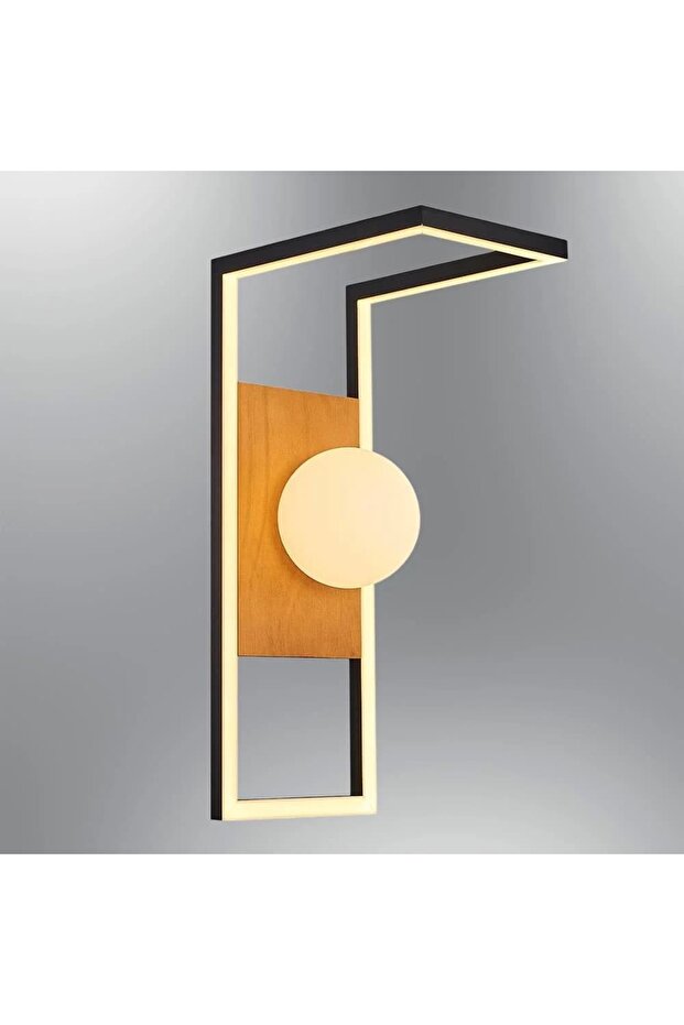 Özcan Aydınlatma 1416-Apl Aplik Meşe - 1