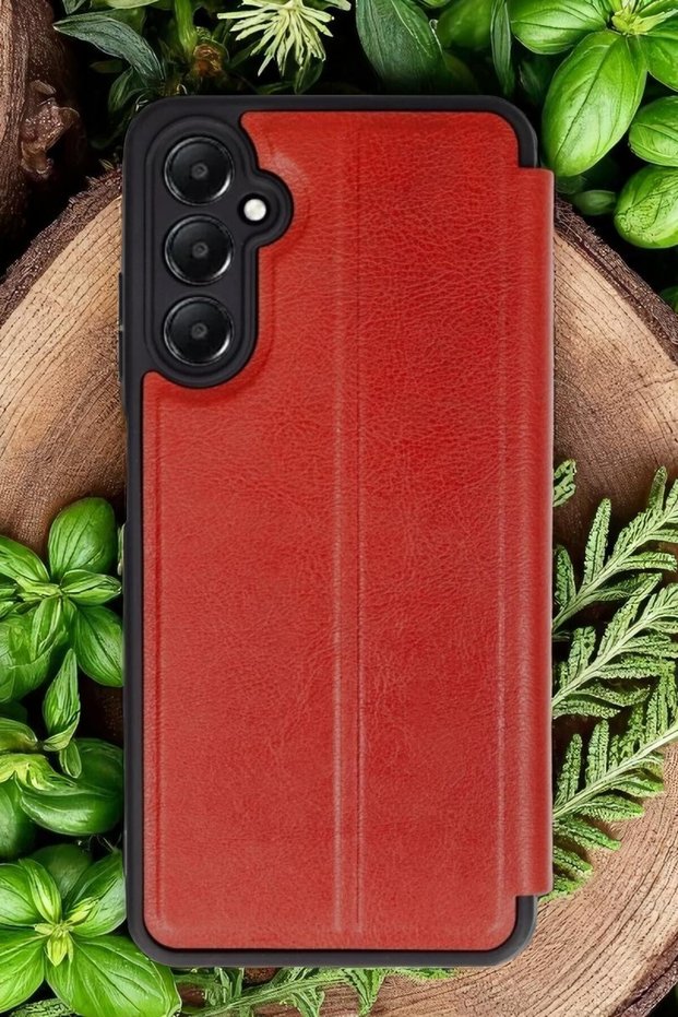 Samsung Galaxy A35 Compatible Case Cover Camera Protection Standable Card Holder Suede Inside