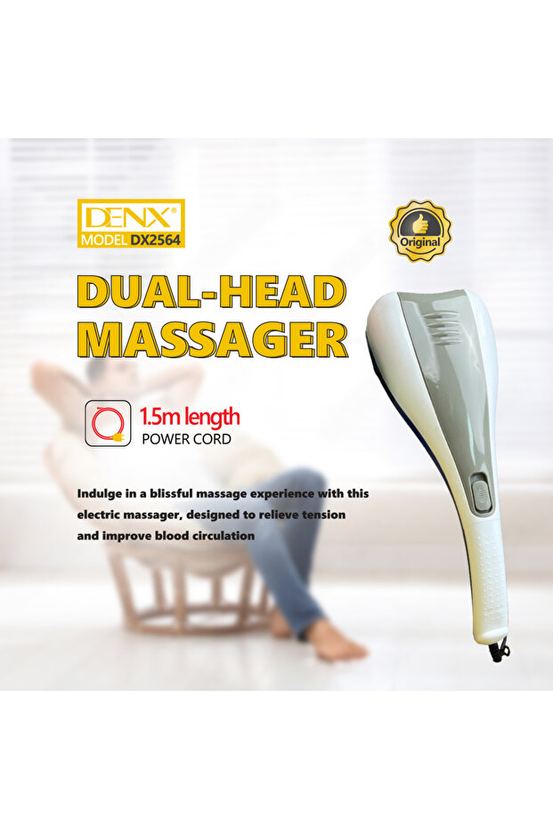 جهاز مساج ذو رأسين Dnex DX2564 للاسترخاء الكلي