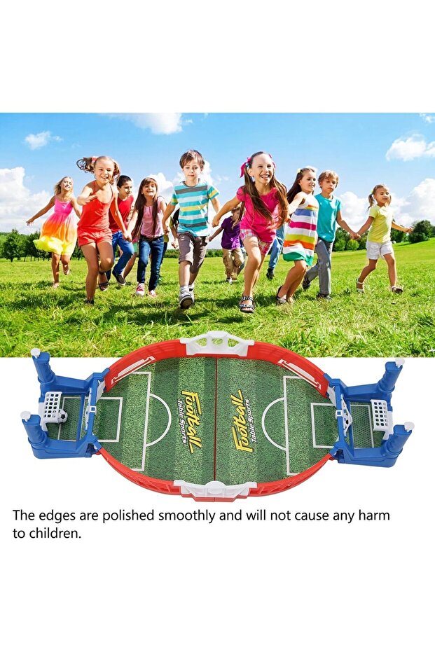 Mini table football toy, two-player game, non-slip handle, suitable for parent-child interaction - 2