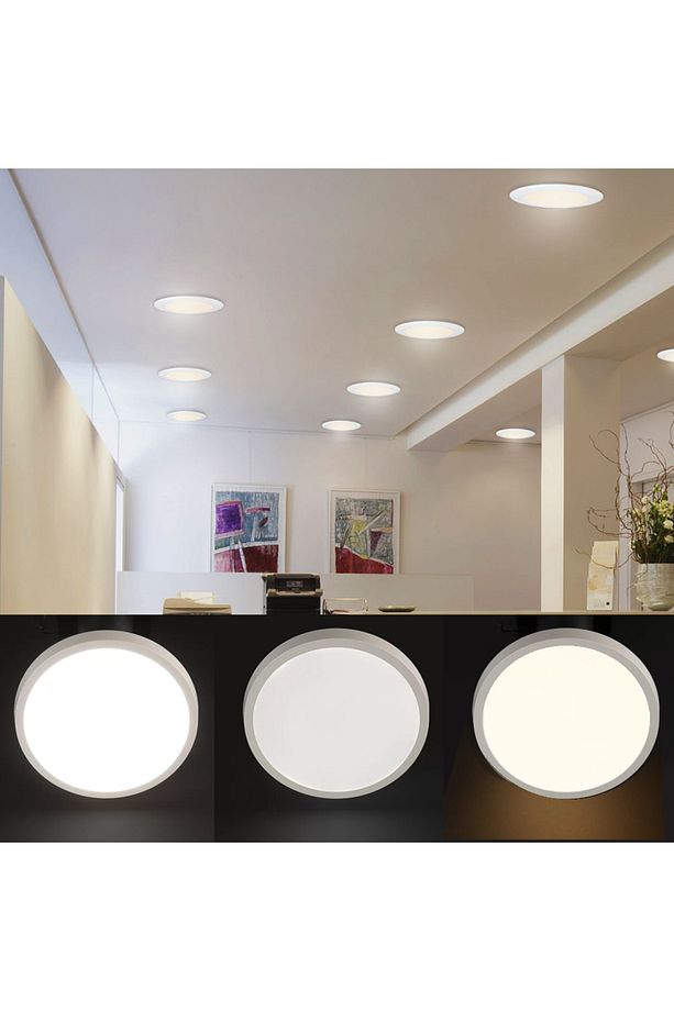 6w Yuvarlak Sıva Üstü Led Panel 6500k Beyaz - 5
