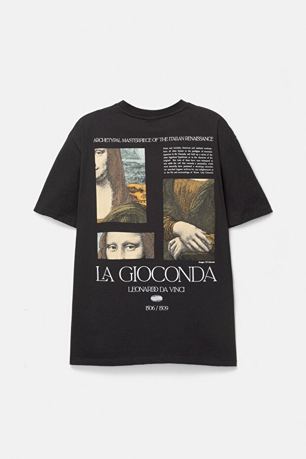 Siyah La Gioconda t-shirt - 8